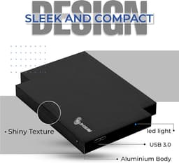 Externe Harde Schijf - Draagbare Opslag - Gegevens Back-uppen - Plug and Play - 250GB - Zwart — thumbnail 5