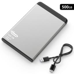 MrGoods Externe Harde Schijf 500GB Pro – USB 3.0 – 2.5 inch HDD – Metaal/Kunststof Behuizing – Zwart — thumbnail 3