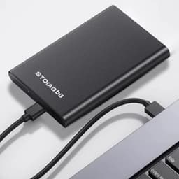 Mobiele Harde Schijf - Externe Opslag - Bestanden Opslaan - Snelle USB 3.0 - 500GB - Zwart — thumbnail 3