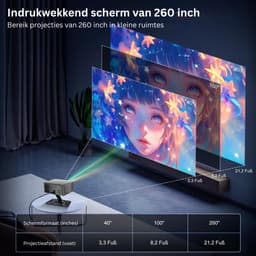 CLGP® Mini Beamer – Projector – Thuisbioscoop Beamer — thumbnail 2