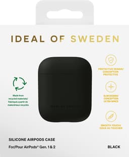 iDeal of Sweden Silicone Case voor de Apple Airpods 1 / 2 - Zwart — thumbnail 2