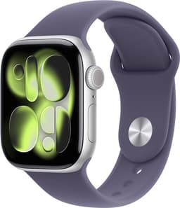Apple Watch Series 11 gps + Cellular - 42mm Aluminium Case Purple Fog Sport Band M/l Smartwatch Silver — thumbnail 3
