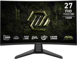 MSI MAG 274CF X24 - Full HD Curved Gaming Monitor - 240Hz - 27 inch — thumbnail 1