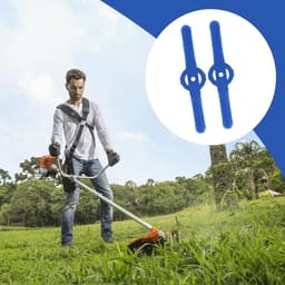 Grasmaaier Snijkoppen - Trimkoppen Set - Gazon Onderhoud - Zware Uitvoering - 100 Stuks - Blauw — thumbnail 4