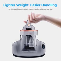 JIGOO S100 Cordless Draadloze Matrasstofzuiger | 10kPa Zuigkracht, UV-Lamp, Stofmijtsensor, 55°C Warme Lucht & 99,9% Mijtverwijdering — thumbnail 3