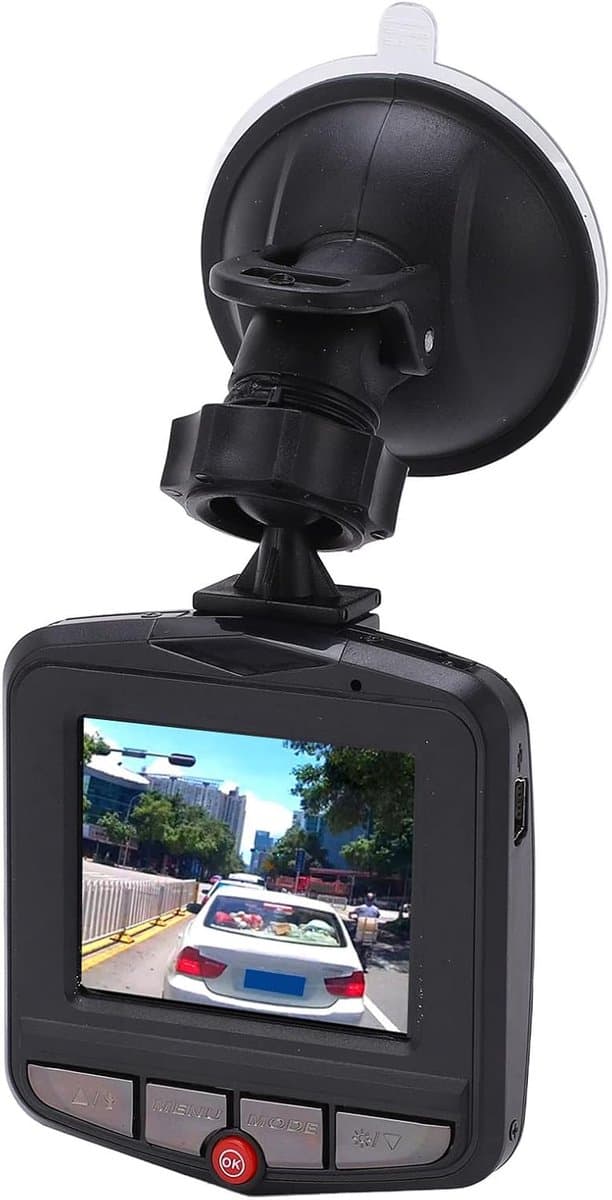 Dash Cam - Autocamera DVR - Verkeersregistratie - Nachtzicht HDR - 1080P HD - Zwart — afbeelding 1