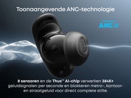soundcore Liberty 5 Pro by Anker - Anker Thus Al Chip - Kristalheldere Gesprekken - Noise Cancelling Oordopjes - Draadloze Oordopjes - ANC Met 6 - 5 U/28 U:Speeltijd - Snelladen - Draadloos Opladen — thumbnail 5