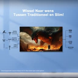 ANTTEQ AE24H5-Q1 - 24 inch (60 cm) HD LED TV - Triple Tuner (DVB-S2/T2/C) - Hotelmodus - Dolby Audio — thumbnail 5