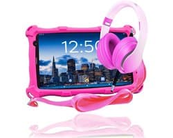 Aurixi® Kindertablet Deplay - Kinder Tablet Deplay - Kindertablet Deplay Pro - Roze - 23cm x 13cm x 1cm