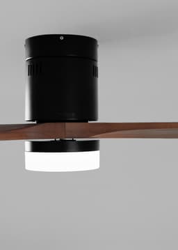 CREATE - Plafondventilator silent 100% hout 40W (Ø132cm) - Met licht LED - Afstandsbediening - 6 snelheden - Programmeerbaar - WIND CALM NATURAL WOOD — thumbnail 3