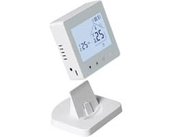 Slimme Thermosta - Verwarming Regelaar - Energie Besparen - App & Voice Bediening - 86x86mm - Wit