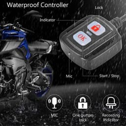 Dailygoods - Dailygoody - Dashcam Vooraan Achter - Parkeerbeschermer - Waterdicht - Rijrecorder voor Motorfiets - Veiligheid in Parkeren - Geschikt voor Motorfiets — thumbnail 5