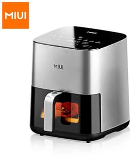 Questyr - 5L Airfryer - Miui-Cyclone Tech - elektrische heteluchtfriteuse - olieloze kookpan met aanraakbediening - antiaanbakmand — thumbnail 1
