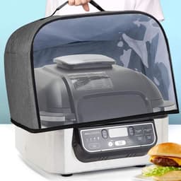 Apparaathoes - Keukenmachine Deksel - Apparaten Beschermen - Waterdicht Oxford Materiaal - 1 Stuk - Grijs — thumbnail 4