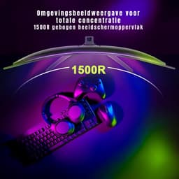 AHD® Gaming Monitor 240hz - Gaming Monitor - Zwart - ‎‎20cm x 62cm x 46cm — thumbnail 2