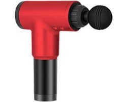 Massage Fascia Gun, Handheld Muscle Fascia Massager Met 4 Massagekop 4 Snelheden, Professionele Deep Tissue Massager Voor Pijnverlichting