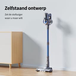 Draadloze Stofzuiger - Steelstofzuiger Accu - Huis en Auto - Krachtige Zuigkracht 23kPa - 35 Min Looptijd - Blauw — thumbnail 2