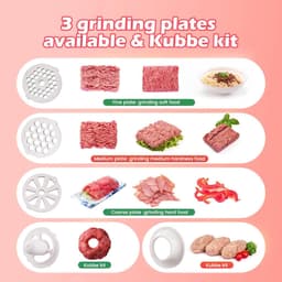 Efficiënte elektrische keukenmachine - Rasp, snijder en hakselaar voor snelle maaltijdbereiding en verse salades - Ideaal voor thuiskoks — thumbnail 4