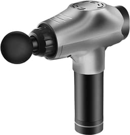 Massage Gun - Spier Massager - Spierherstel - Gedempt Geluid - 23 x 18 x 6.5cm - Zilver — thumbnail 1