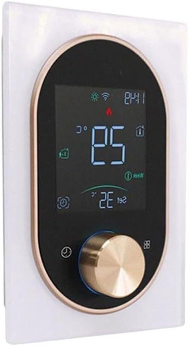 Slimme Thermostaat - Temperatuurregelaar - Verwarming Regelen - Wekelijkse Programmering - 13 x 9 x 4 cm - Wit — afbeelding 1