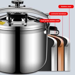 Snelkookpan - Multicooker - Snel Maaltijden Bereiden - Meerdere Veiligheidsgaranties - 100 Milliliter - Zilver — thumbnail 2