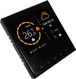 Slimme Thermostaat - Verwarmingsregelaar - Energie Besparen - Afstandsbediening - 95-240VAC - Zwart — thumbnail 3