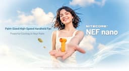 Nitecore NEF Nano Ventilator Oplaadbaar Frost White — thumbnail 5