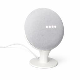 Speaker Standaard Geschikt voor Google Nest Mini & Google Home Mini – Verhoogde Houder – Slimme Speaker Accessoire – Verbeterde Geluidskwaliteit & Microfoon – Kabelmanagement – Geschikt voor Gen 1 & 2 — thumbnail 1