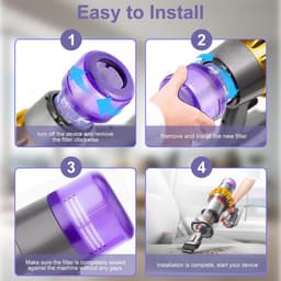 V11-filters voor Dyson - vervangingsfilters voor Dyson V11 V15 SV14 SV17 SV22 Animal/Absolute/Extra/Torque Drive/Fluffy/Complete Pro draadloze stofzuigers. Vergelijkbaar met onderdeelnummer DY970013-02 — thumbnail 4