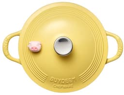 BUYDEEM CP551 - Geëmailleerde Gietijzeren Pot - 3,9L - Mellow Yellow — thumbnail 4