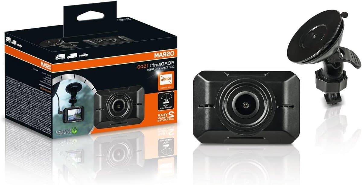Dashcam - Autocamera Rijcamera - Veiligheid Onderweg - 1080p HD Opname - 110 Graden - Zwart — afbeelding 1