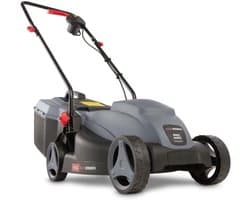 Elektrische Grasmaaier - Tuinmachine - Gazon Onderhoud - Grasopvang Systeem - 32 cm Snijbreedte - Grijs