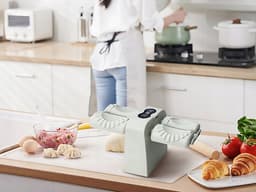 Pingyang Rongrong - Elektrische Pierogi Machine - Dubbele Werkstand - Automatisch en Handmatig - Anti-slip Voeten — thumbnail 4