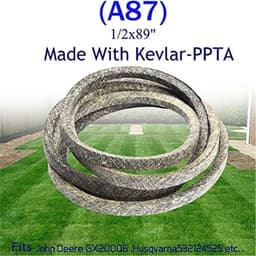Grasmaaier Aandrijfriem - Maaier V-snaar - Gazon Onderhouden - Kevlar Versterkt - 1/2" x 89" - Zwart — thumbnail 2
