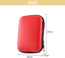 MTTProducts - Externe Hardeschijf Beschermcase - Shockproof - Rood - Bescherming voor 2.5 Inch HDD/SSD - Draagbare Opslag - Waterdicht — thumbnail 2