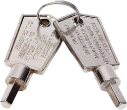 SnelShoppen - 2x Freezer Sleutel, Koelkast Deur Sleutel, Draagbare Vijfhoekige Duurzame Aluminium Legering Veiligheid Sleutel voor Glasdeuren, Kast en — thumbnail 1