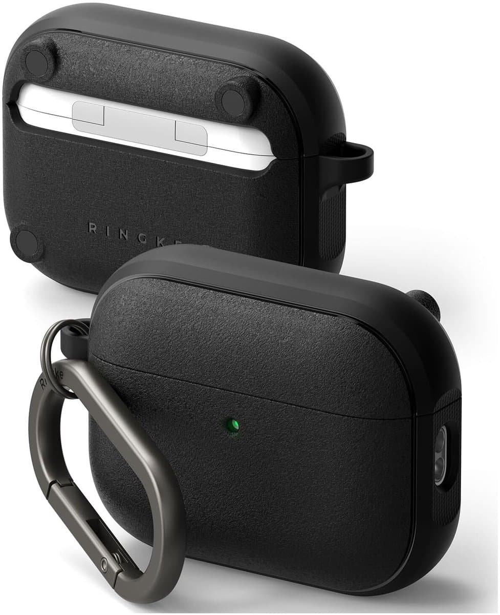 Ringke Onyx Magnetic Hoesje Geschikt voor Apple AirPods Pro 3 - Zwart — afbeelding 1