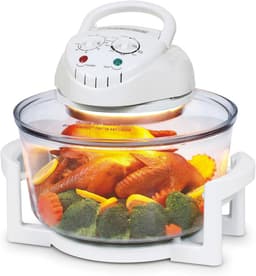 Halogeen Luchtfriteuse - Multifunctionele Oven - Snel Koken - 360 Graden Verwarming - 12L Capaciteit - Wit — thumbnail 1