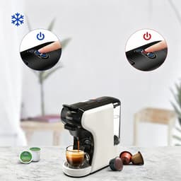HiBREW H1A - Espressomachine - 4 in 1 - Multifunctioneel voor warm en koud - Kapsulekoffiezetapparaat - Voor Nespresso, Dolce Gusto, ESE & gemalen koffie - Wit — thumbnail 5