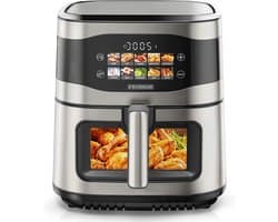 Heteluchtfriteuse - Airfryer XXL - Gezond Koken - 10 Programma's - 9 Liter - Zwart