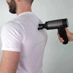 Massagepistool - Spierverlichter - Herstel Bevorderen - 30 Intensiteitsniveaus - 6 Opzetstukken - Zwart — thumbnail 2