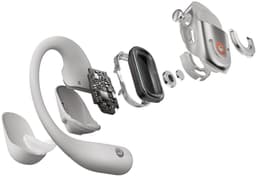 Shokz OpenFit 2+ Open-ear Sporthoofdtelefoon – Dolby Audio – Draadloze Oordopjes – Grijs — thumbnail 3