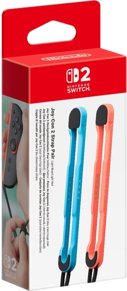 Nintendo Switch 2 Joy-Con Polsbandjes Set Blauw/Rood — thumbnail 1
