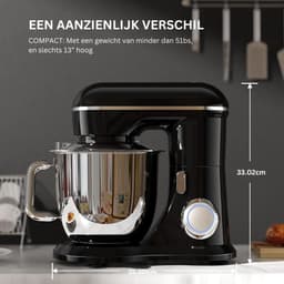 Mixer met Mengkom - Keukenmachine - Keukenrobot — thumbnail 4