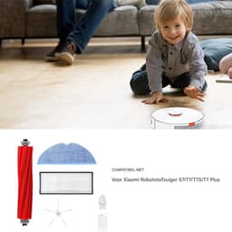 Stofzuigerrobot accessoireset - geschikt voor Roborock S7/T7S Plus - Set met borstels & filters — thumbnail 2