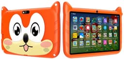 BDF Kindertablet 7 Inch , Dubbele Camera, Android en 64GB Opslag voor Kinderen Oranje kleur — thumbnail 1