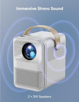 Mini beamer - Projector - Beamerscherm - Projectiescherm - Outdoor & Indoor Projector - — thumbnail 2