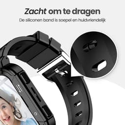 Trakidz Smartwatch kinderen - Jongen & meisje - Kinderhorloge - Gps - Horloge kids - zwart — thumbnail 2