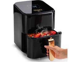 Gezonde luchtfriteuse olievrij supercompact, grote capaciteit 7 menu's functie oven: braden en gebak energiebesparing airfrying in elegant design eenvoudige reiniging 99 € 013900141