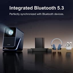Beamer – Projector – Mini Beamer – Draagbare Beamer – Office Projector – Native Full HD 1080p – 1000 ANSI Lumen – WiFi 5.3 Draadloos — thumbnail 3
